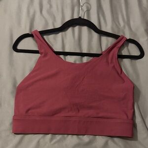 FABLETICS No Bounce High Impact Sports Bra, Burgundy